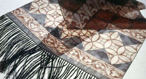 medieval tiles shawl 2